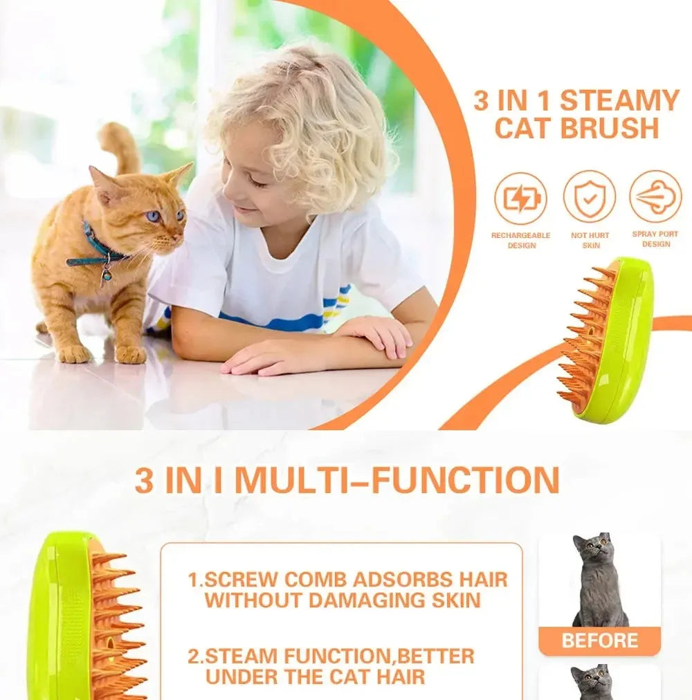 Cat Steamy Brush